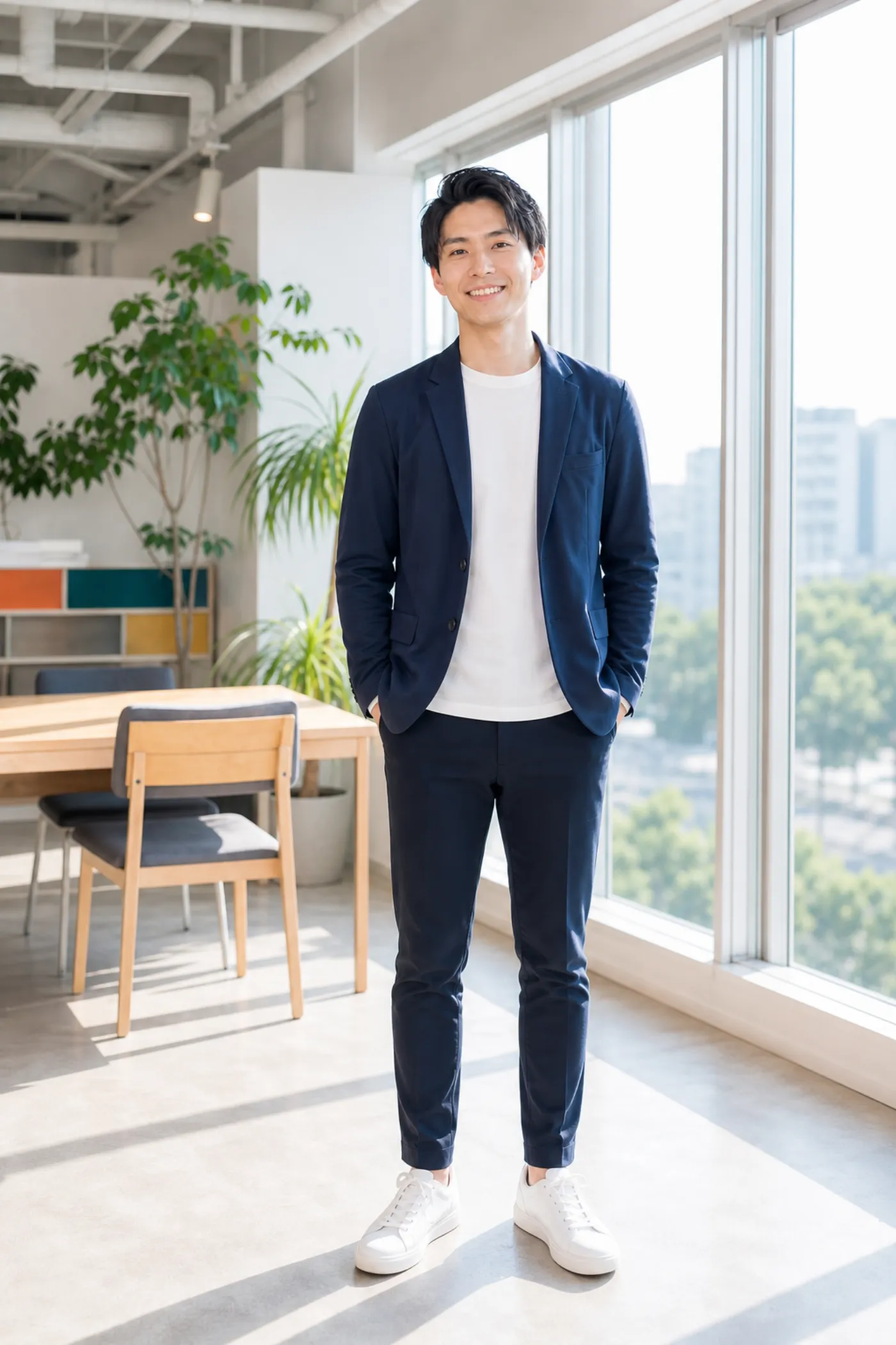 笑顔で立つ伊藤 大和さん